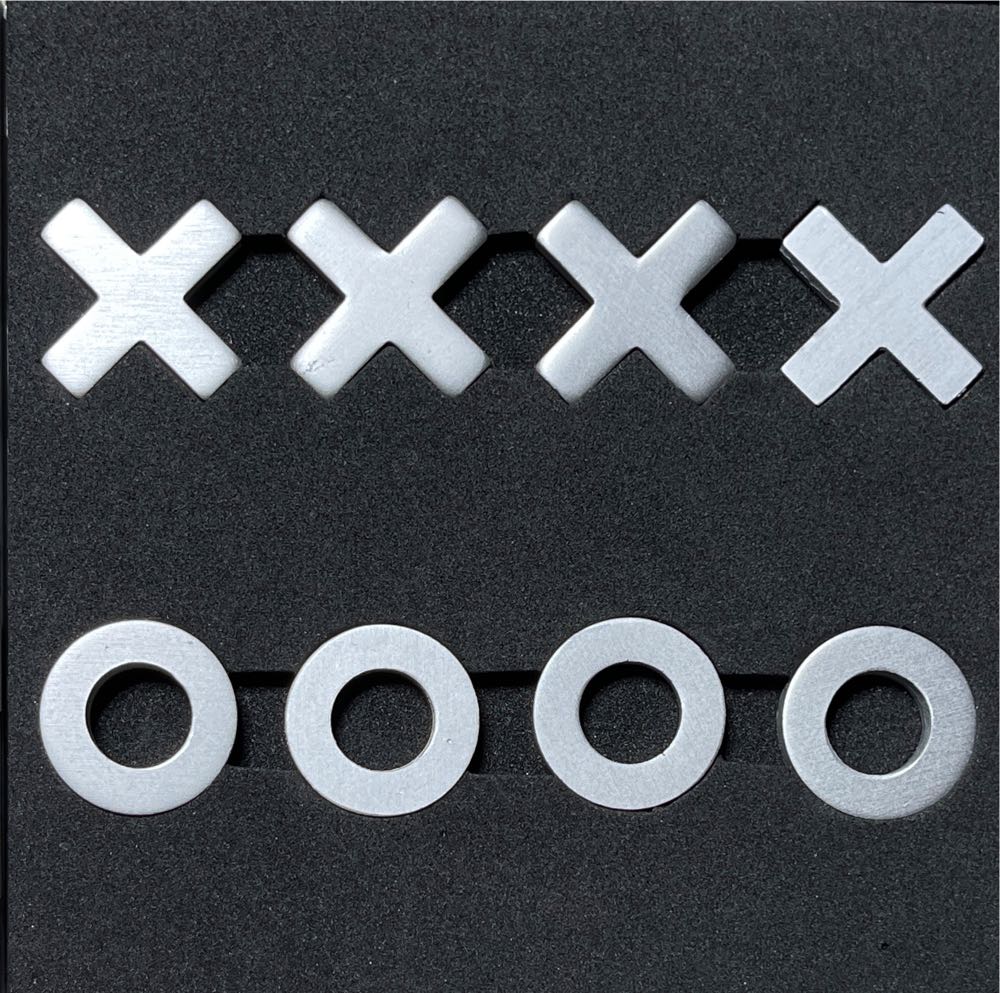 Magnetic Chess, Checkers, Tic Tac Toe, & Peg Game  board game collectible - Main Image 4