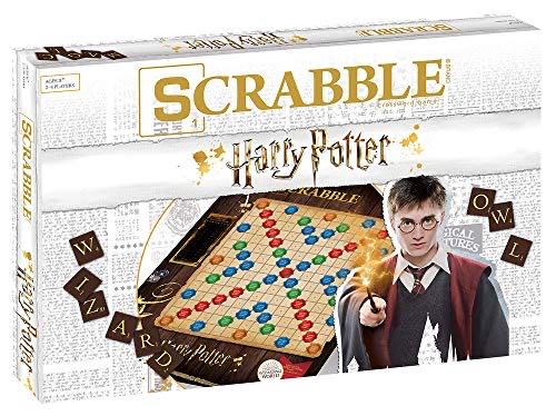 Scrabble World Of Harry Potter Board Game | Official Scrabble Game Featuring Wizarding World Twist | Custom Harry Potter Game Of Scrabble | Scrabble Tiles & Scrabble Board | Scrabble Word Game  board game collectible [Barcode 700304151926] - Main Image 1