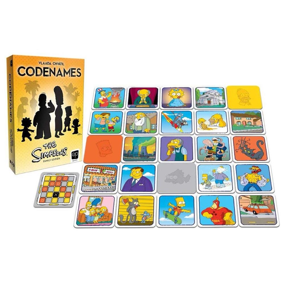 Codenames: The Simpsons  (2-8) board game collectible [Barcode 700304152213] - Main Image 2