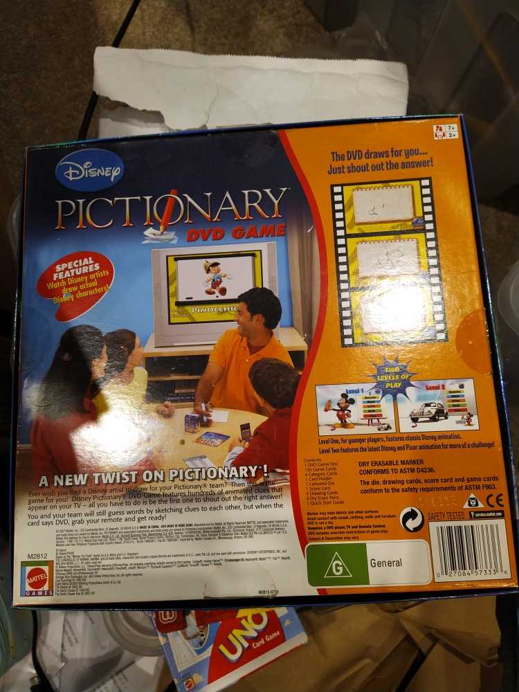 Disney DVD  board game collectible [Barcode 027084573336] - Main Image 2