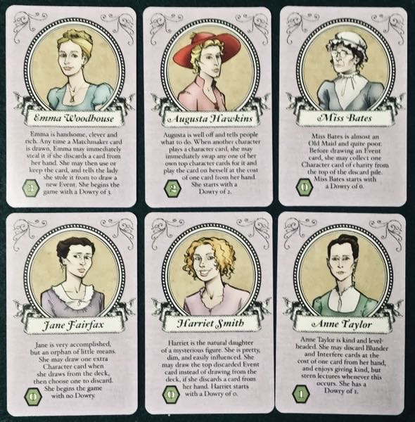 Marrying Mr. Darcy: Emma Expansion  (2-6) board game collectible [Barcode 091037772220] - Main Image 3