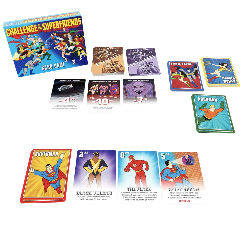 Challenge of the Superfriends Card Game  (2-4) board game collectible [Barcode 814552027718] - Main Image 2