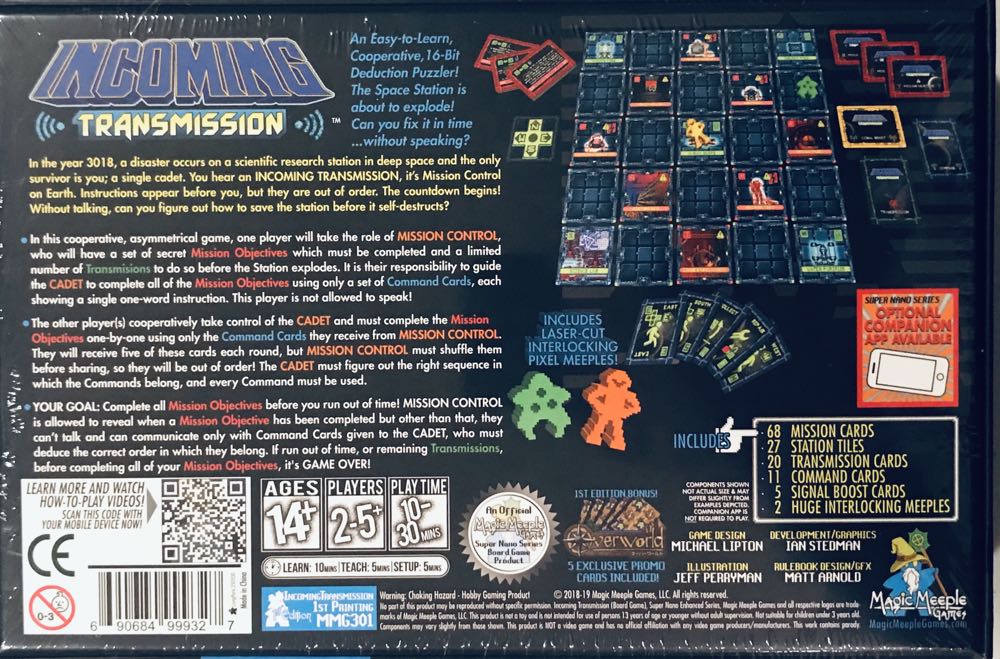 Incoming Transmission  (2-5) board game collectible [Barcode 690684999327] - Main Image 2