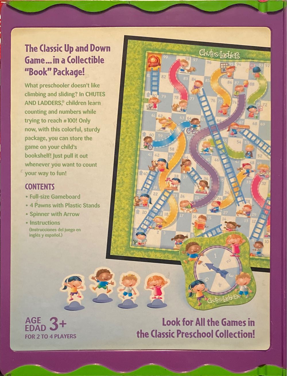 Chutes and Ladders - Classic Preschool Collection  (2 to 4) board game collectible - Main Image 2