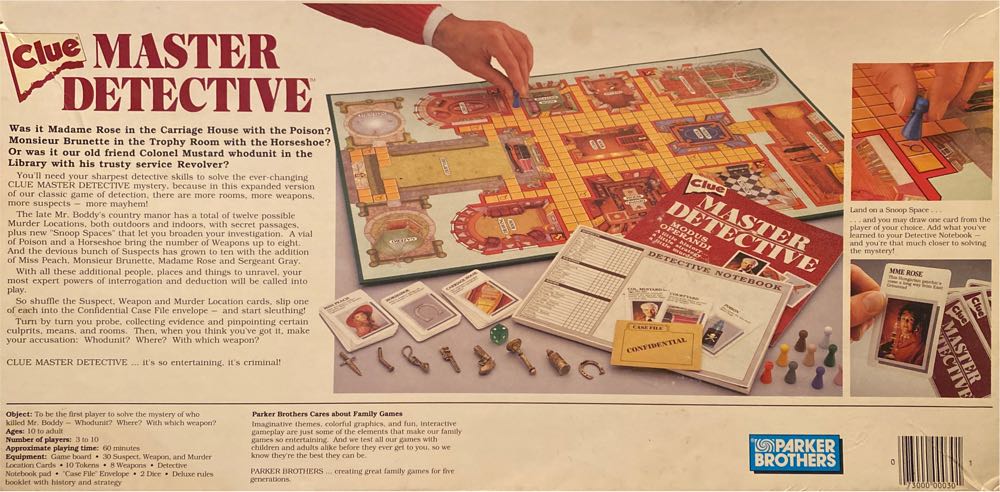 Clue Master Detective  (3 to 10) board game collectible - Main Image 2