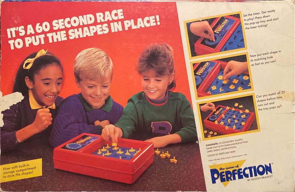 Perfection  (1 or More Players) board game collectible - Main Image 2