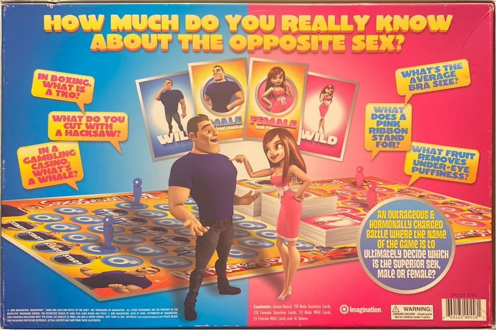 Battle Of The Sexes: The Battle Continues  (2+) board game collectible - Main Image 2