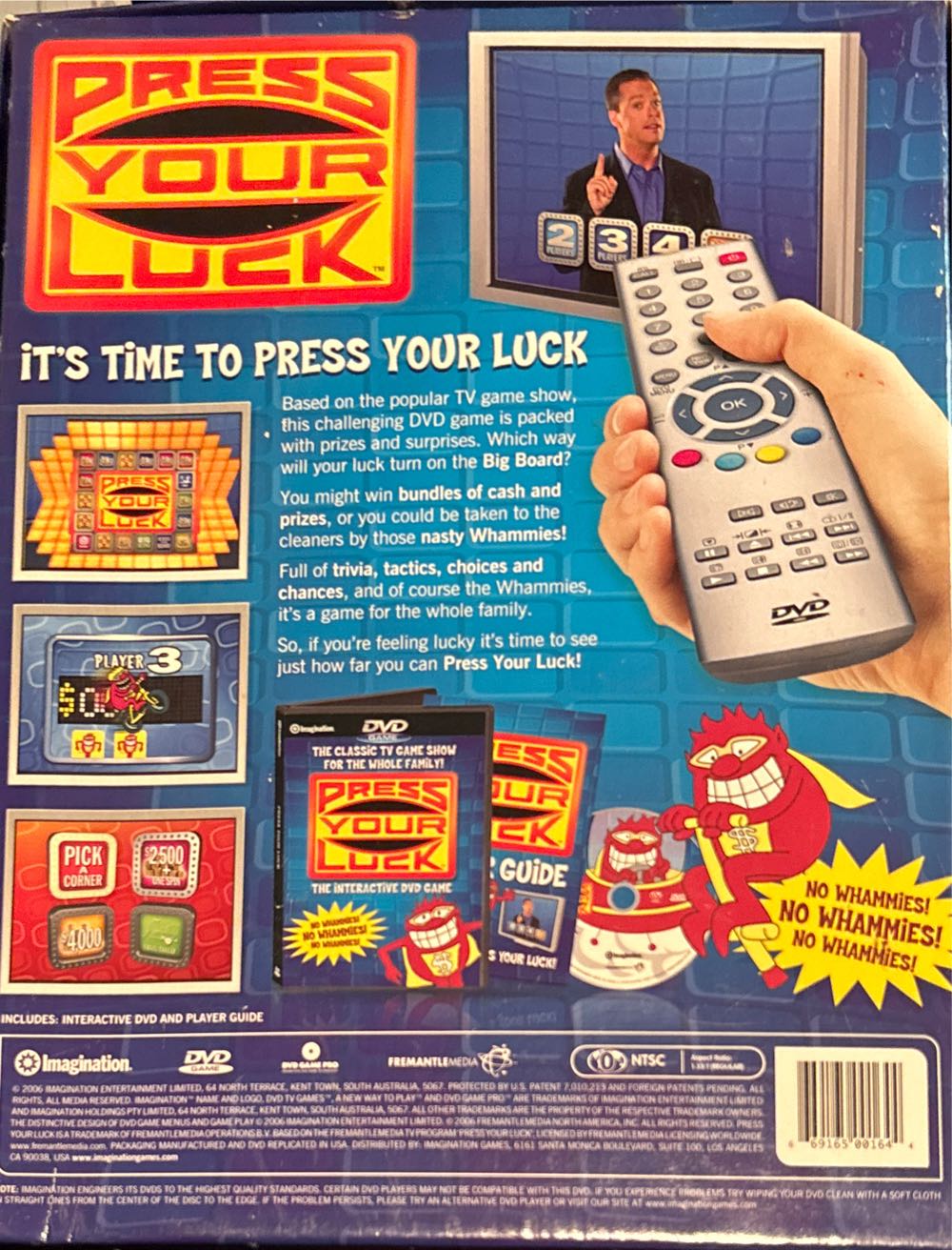 Press Your Luck: DVD GAME  board game collectible [Barcode 669165006045] - Main Image 2
