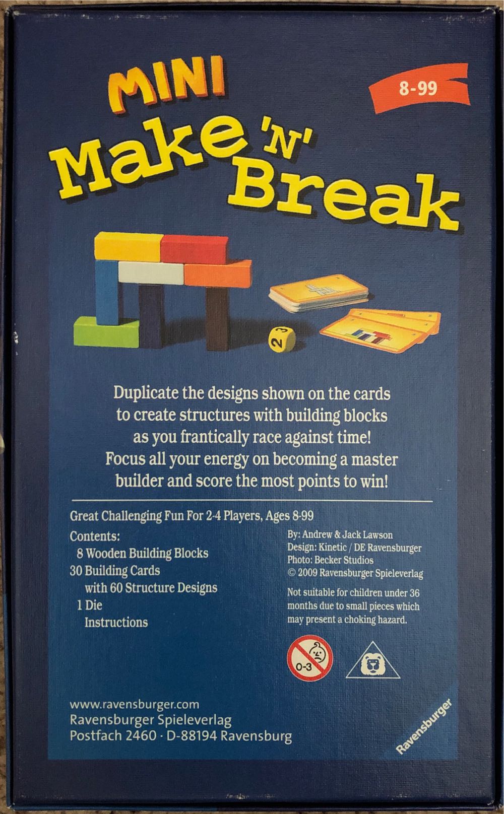 Mini Make ‘N’ Break  board game collectible [Barcode 4005556232857] - Main Image 2