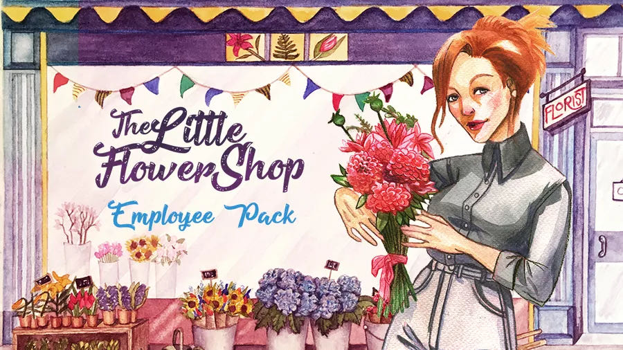 The Little Flower Shop: Employee Pack (1-4) board game collectible - Main Image 1