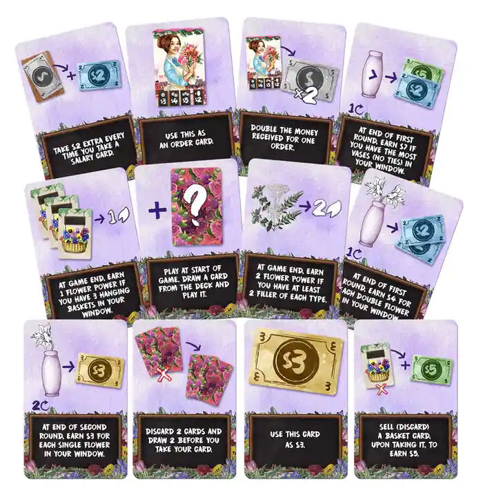 The Little Flower Shop: Potpourri Pack  (1-4) board game collectible - Main Image 2