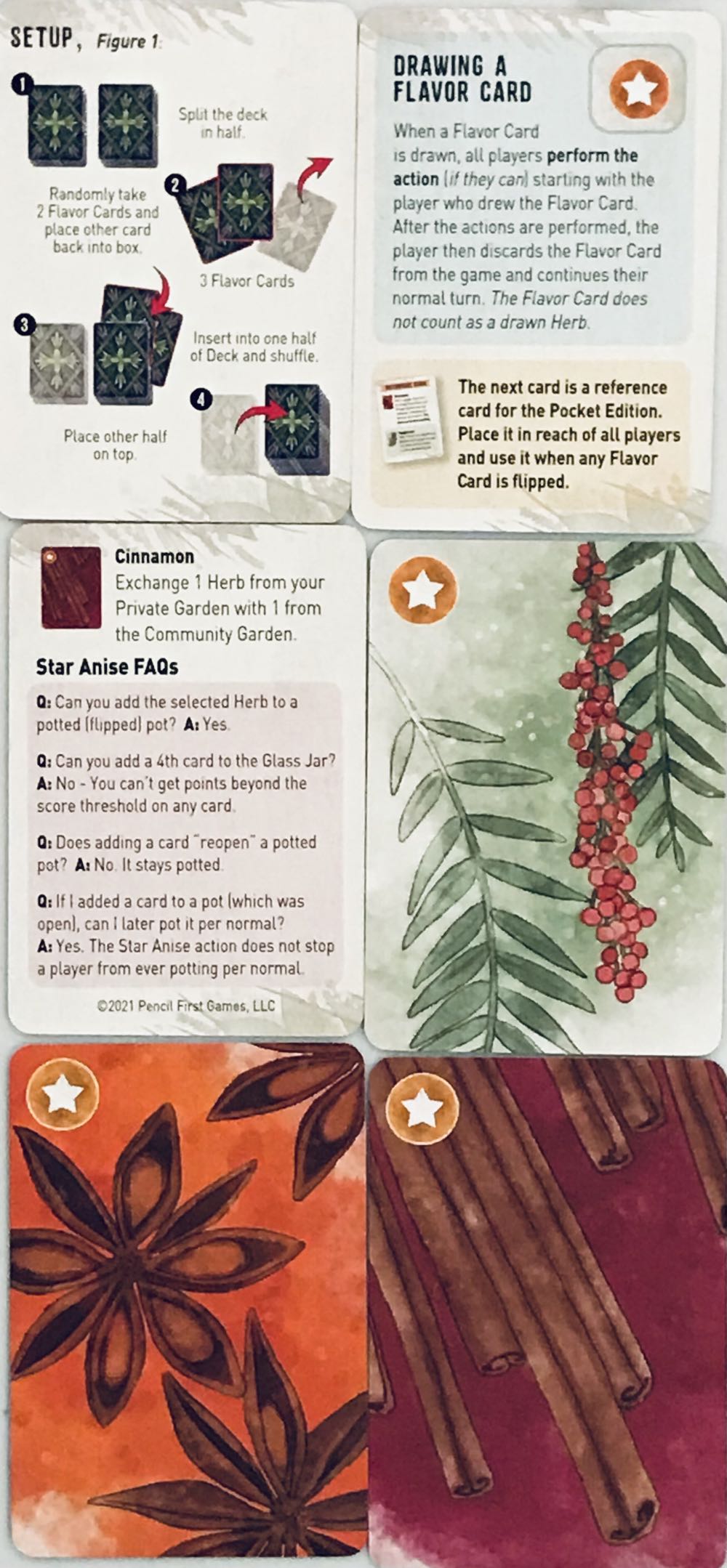 Herbaceous: Pocket Edition - Flavor Pack (1-4) board game collectible - Main Image 3