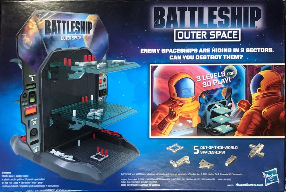 Battleship: Outer Space  (2) board game collectible [Barcode 630509970834] - Main Image 2