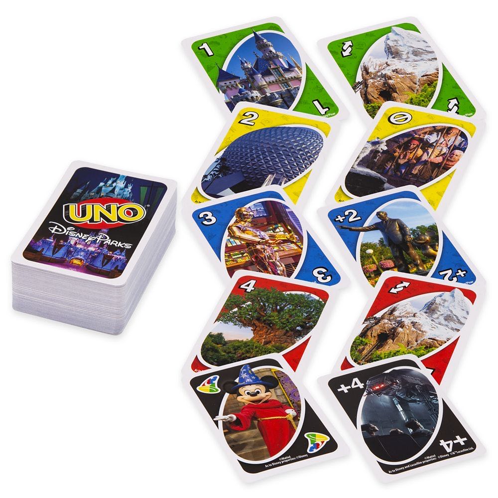 UNO Disney Parks  (2-10 Players) board game collectible [Barcode 887961896626] - Main Image 2