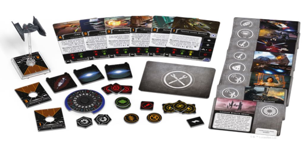 Star Wars X-Wing: Hyena-class Droid Bomber  board game collectible [Barcode 841333108083] - Main Image 2