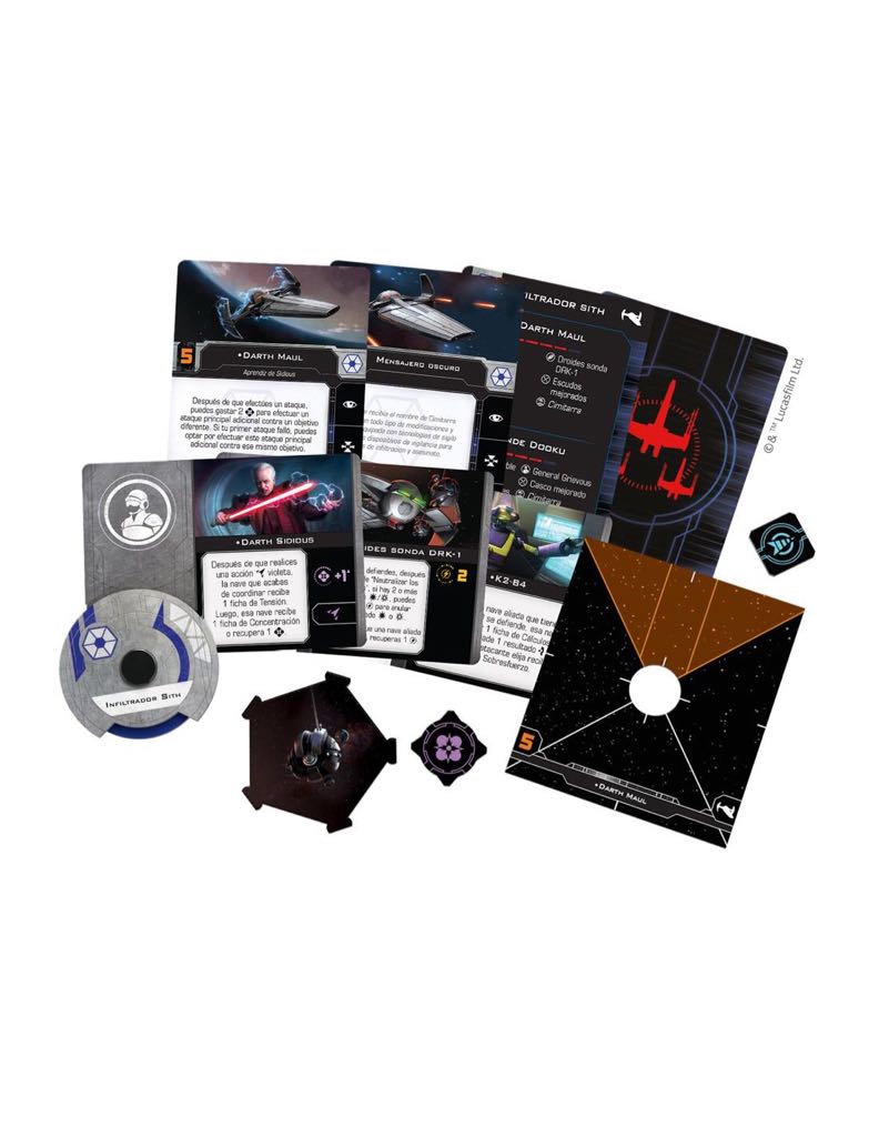 X-Wing 2nd Edition: Sith Infiltrator  (2) board game collectible [Barcode 841333107260] - Main Image 2