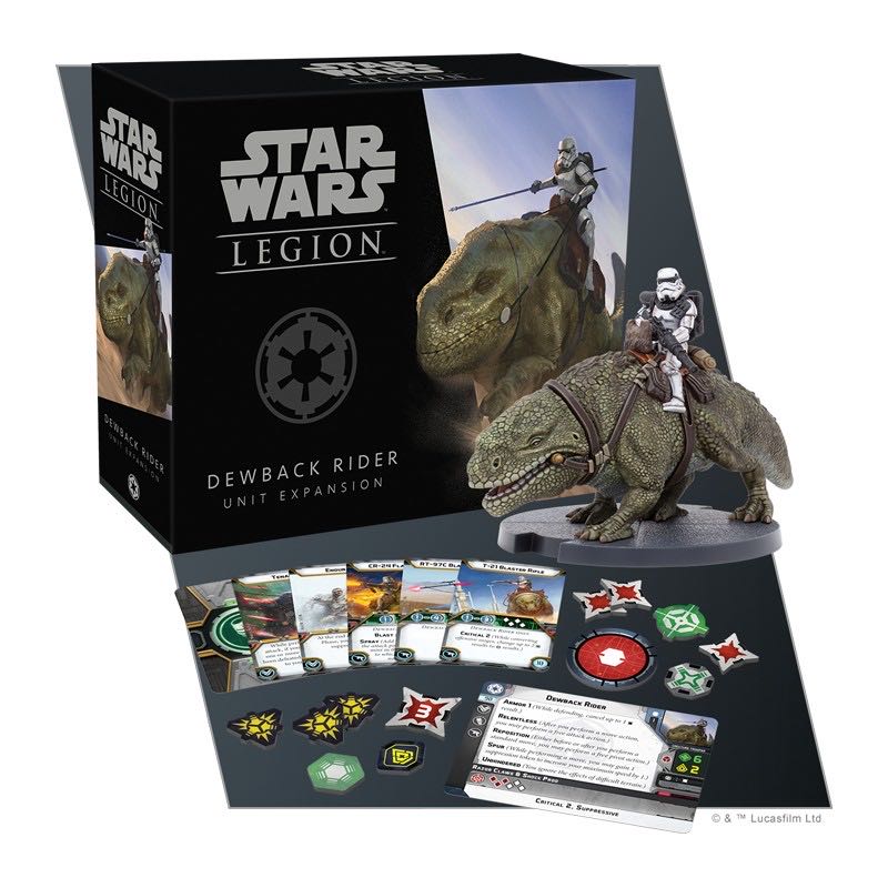 Star Wars Legion: Dewback Rider  board game collectible [Barcode 841333107734] - Main Image 2