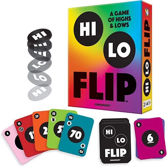 Hi Lo Flip (2–6 players | 8+ | 20 min.)  (2–6) board game collectible [Barcode 759751001186] - Main Image 3