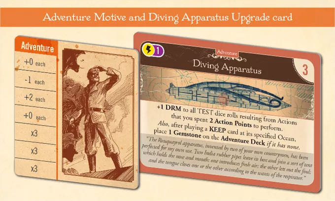 Nemo’s War: Expansion Pack #2 Bold and Caring  (1-4) board game collectible [Barcode 610585962152] - Main Image 4