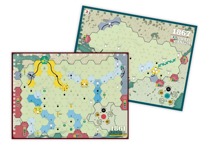 1861/1867: Railways Of Russia/Canada  (3-6) board game collectible [Barcode 7877906224822] - Main Image 3