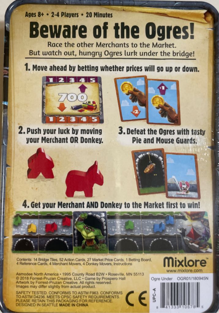 Ogre Under  (2-4) board game collectible [Barcode 841333105785] - Main Image 2