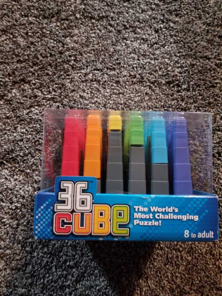 36 Cube Puzzle The Worlds Most Challenging  board game collectible [Barcode 019275068301] - Main Image 2