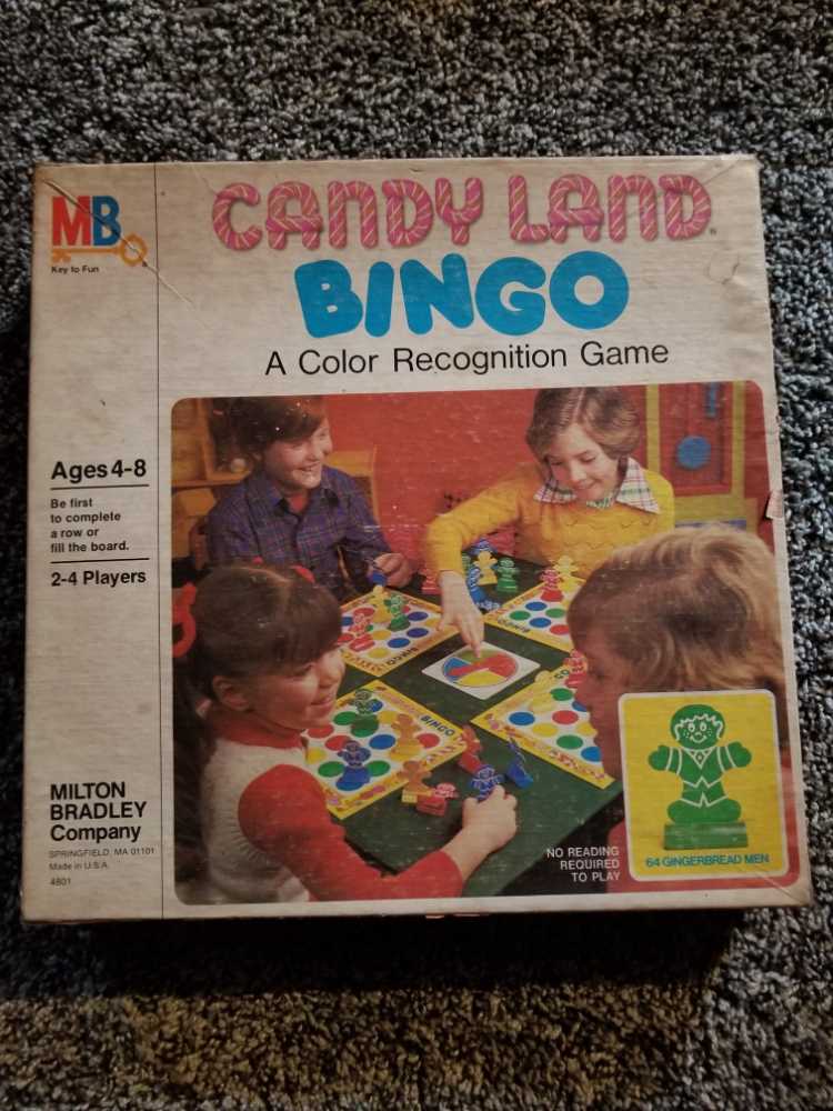 Candy Land Bingo  (2-4) board game collectible - Main Image 1
