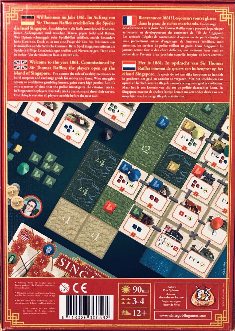Singapore  (3-4) board game collectible [Barcode 8718026300562] - Main Image 2