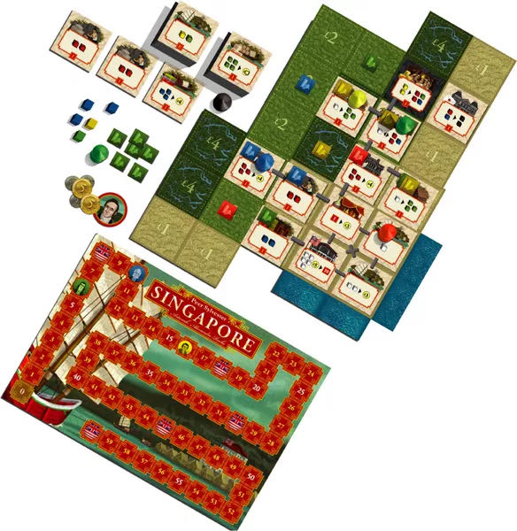 Singapore  (3-4) board game collectible [Barcode 8718026300562] - Main Image 4