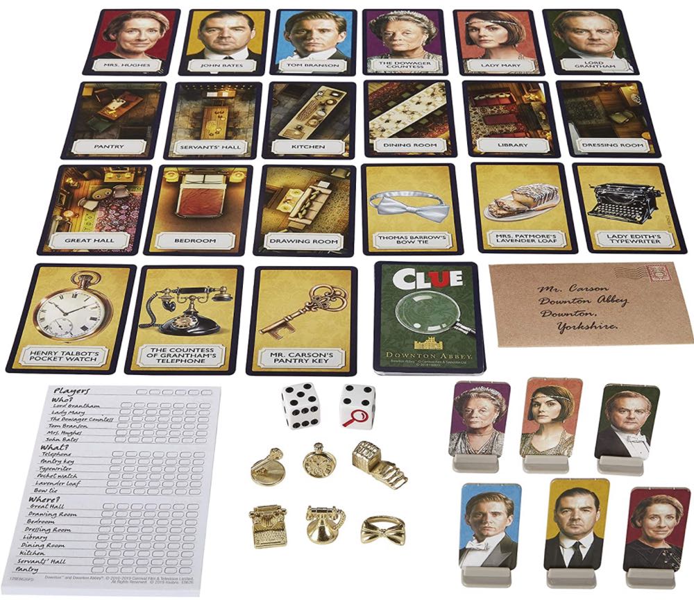 Clue: Downton Abbey  (2-6) board game collectible [Barcode 630509898459] - Main Image 4