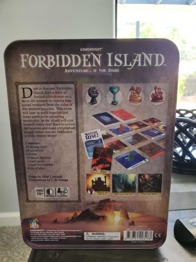 Forbidden Island  (2-4) board game collectible - Main Image 2
