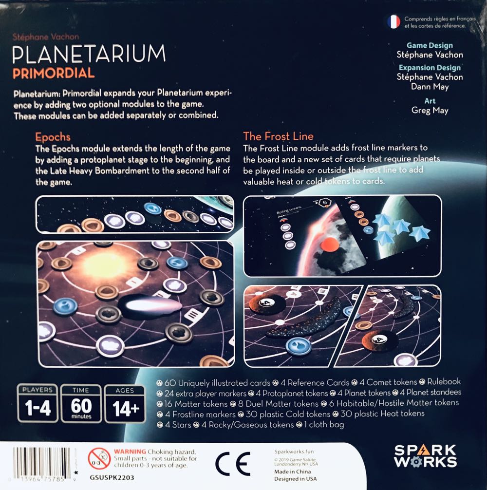 Planetarium: Primordial  (1-4) board game collectible [Barcode 013964757859] - Main Image 2