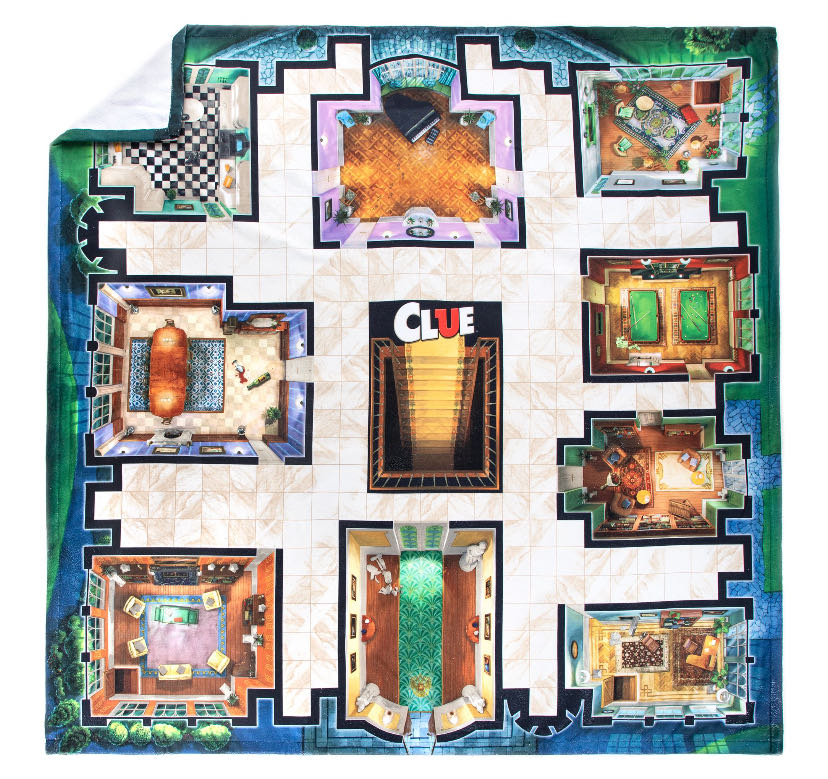 Clue BEACH TOWEL SET  (3-6) board game collectible [Barcode 032281650377] - Main Image 2
