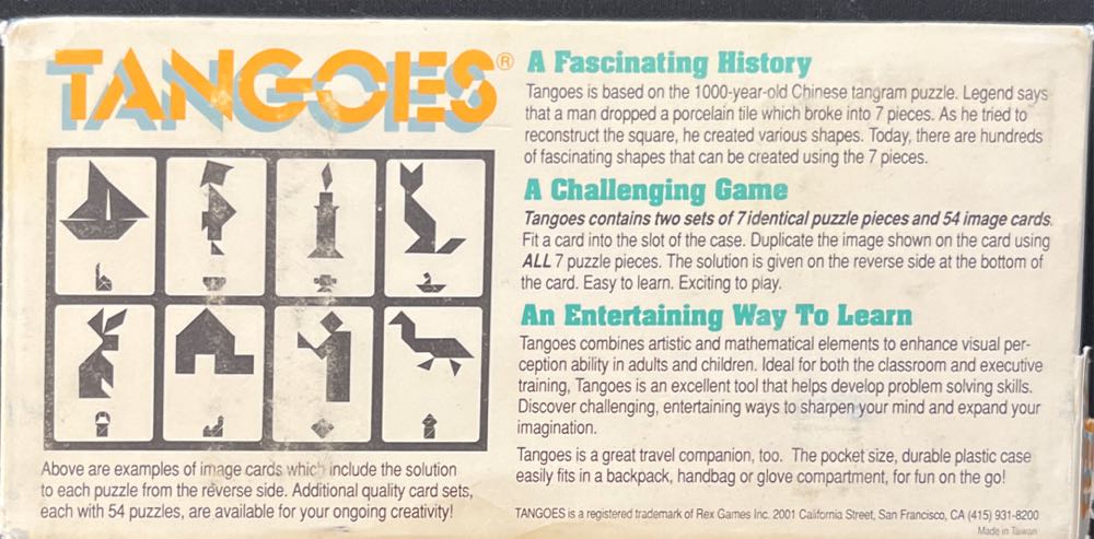 Tangoes  board game collectible - Main Image 4