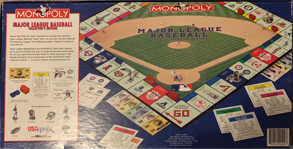 MLB: Monopoly Collectors Edition   (2-6) board game collectible [Barcode 700304005243] - Main Image 2