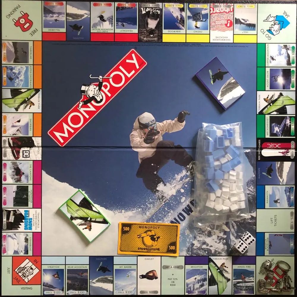 Snowboarding [USA]  board game collectible [Barcode 700304002174] - Main Image 2