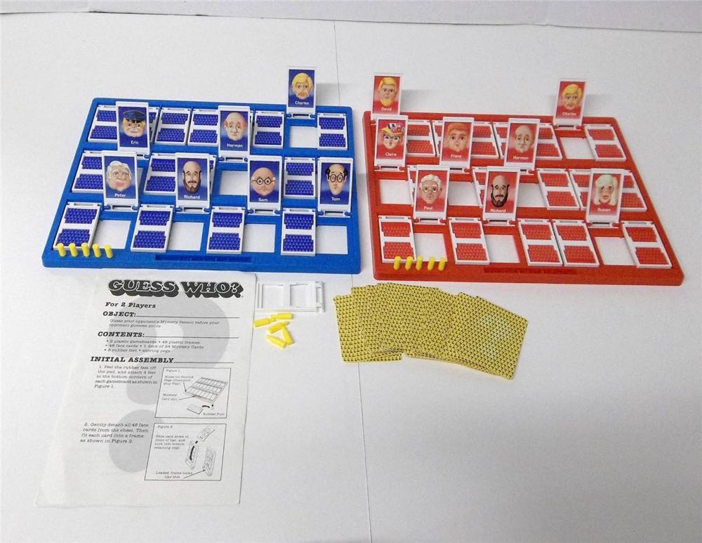 Guess Who? 1991  (2) board game collectible - Main Image 3