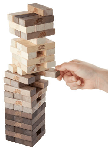 Jenga Rustic  (1+) board game collectible [Barcode 630509595686] - Main Image 4