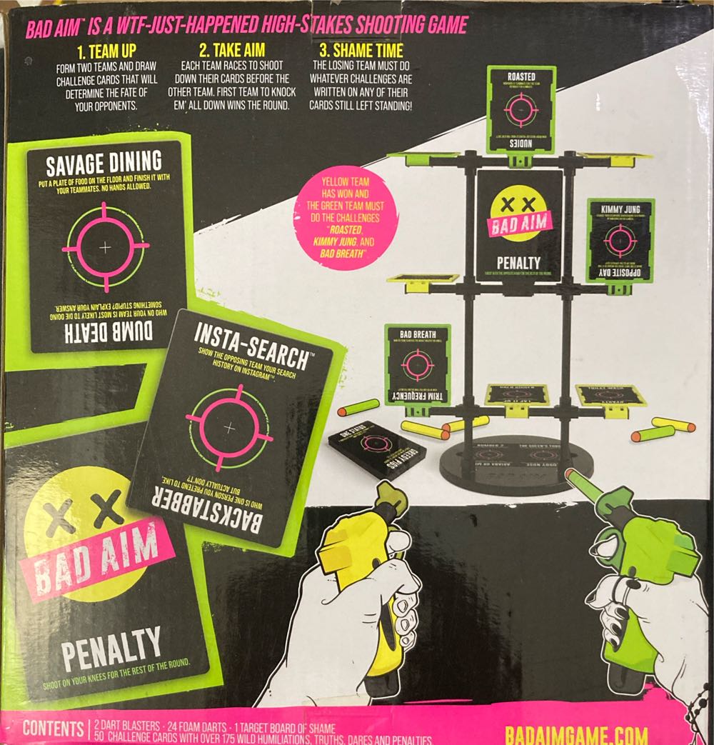 Bad Aim  (2-10) board game collectible [Barcode 182805000208] - Main Image 2