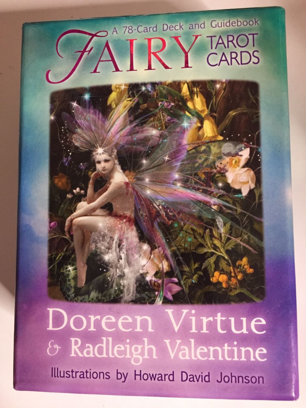 Fairy Tarot Cards Deck Doreen Virtue & Radleigh Valentine  board game collectible [Barcode 656629008530] - Main Image 2