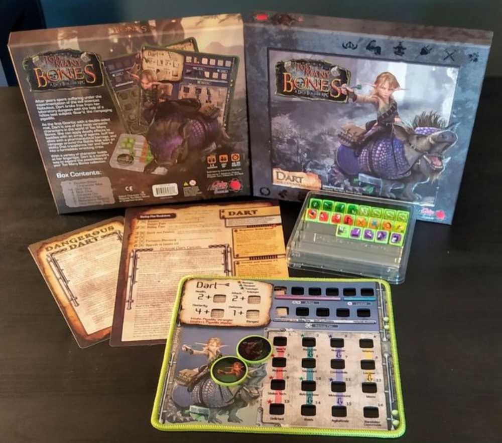 Too Many Bones: Dart  (1-4 Players) board game collectible - Main Image 2