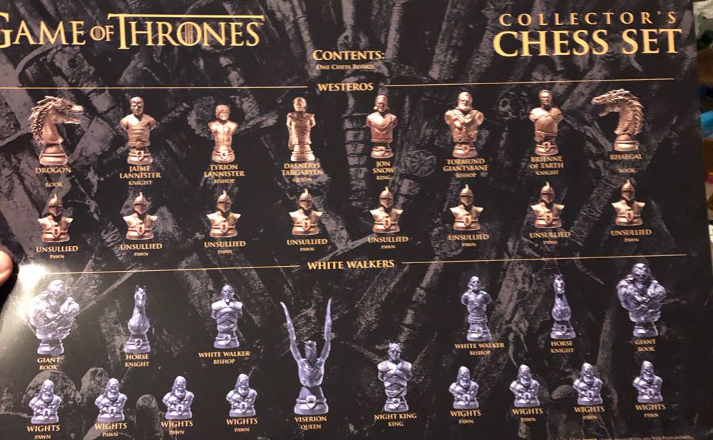 Game Of Throne Collector’s Chess Set  (2) board game collectible - Main Image 2