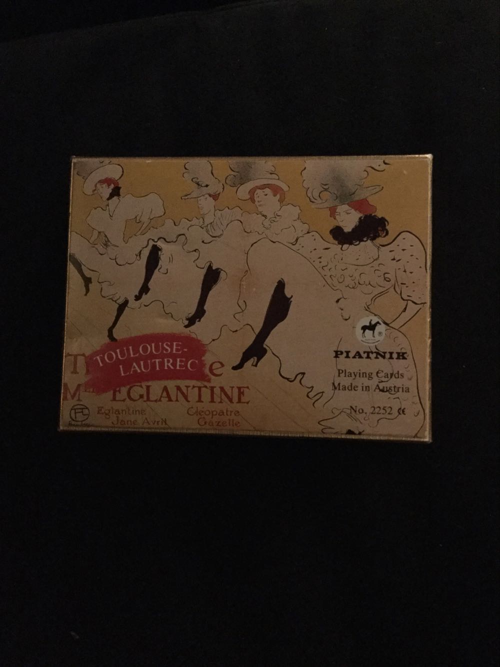 Playing Cards- Toulouse-Lautrec  board game collectible - Main Image 1