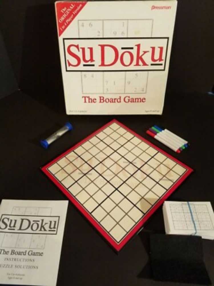 SuDoku The Board Game  (1-4) board game collectible [Barcode 021853052053] - Main Image 3
