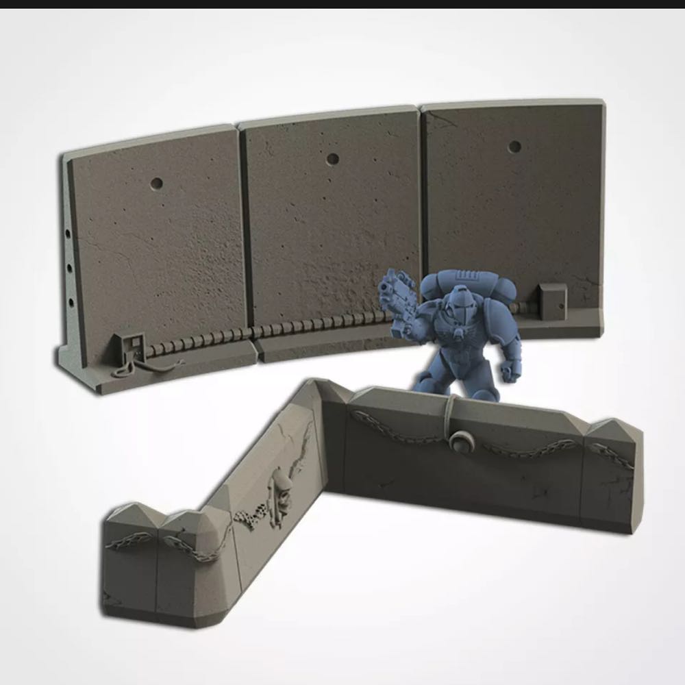 Barricades Wargaming Terrain  board game collectible - Main Image 2
