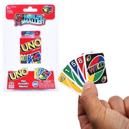 UNO: World’s Smallest Edition  (2-10) board game collectible [Barcode 854941007631] - Main Image 3
