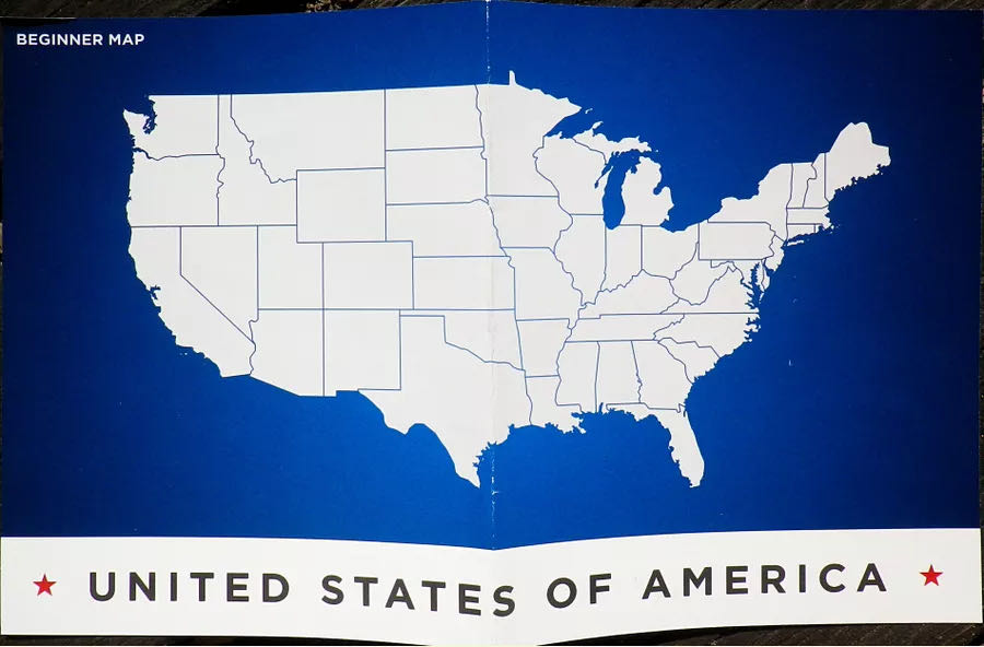 Map It! U.S. Edition GAME .  (2-6) board game collectible [Barcode 8717344310796] - Main Image 4