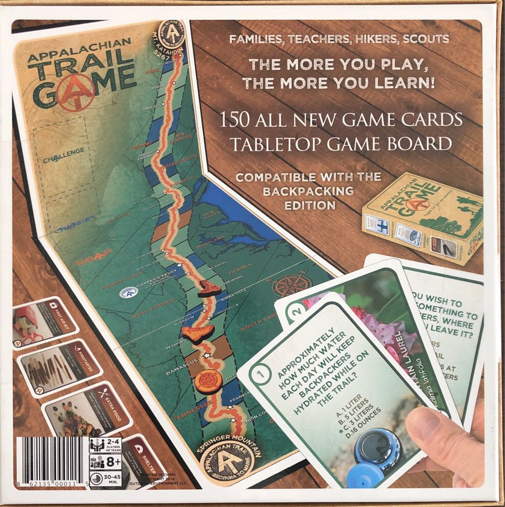 Appalachian Trail Game Special Edition  (2-4) board game collectible [Barcode 862135000115] - Main Image 2