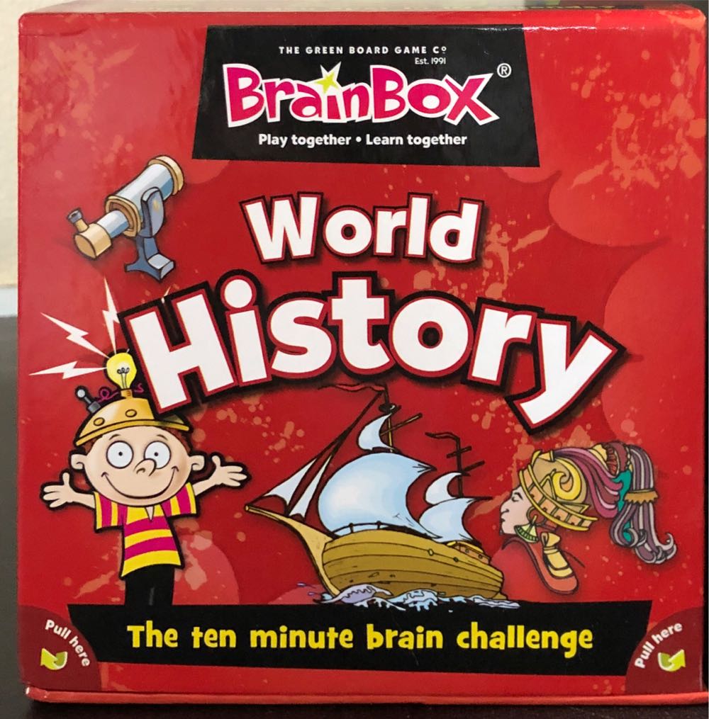 BrainBox World History  board game collectible [Barcode 5025822900173] - Main Image 1
