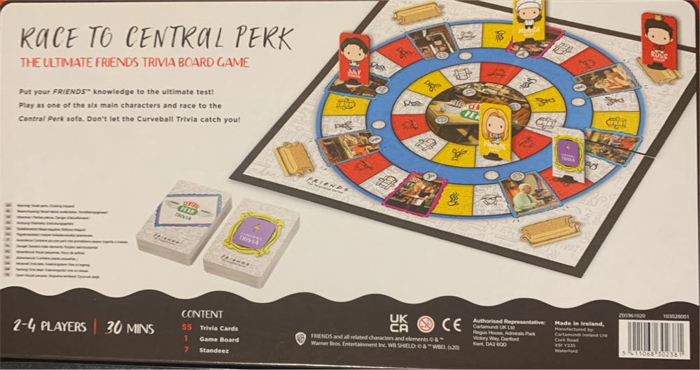 FRIENDS The Television Series Race To Central Perk  (2-4) board game collectible [Barcode 5411068302381] - Main Image 3